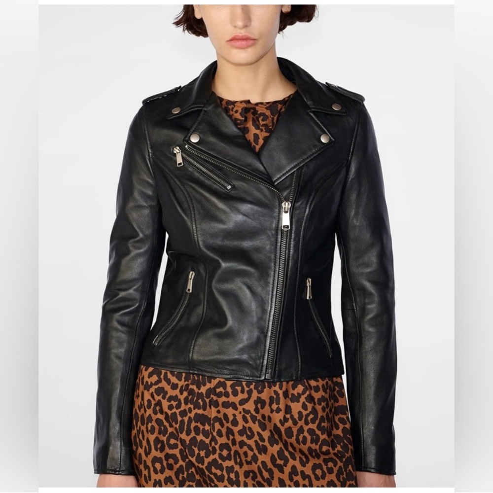 Wilsons Leather Sleek Black Jacket - Picture 4 of 16